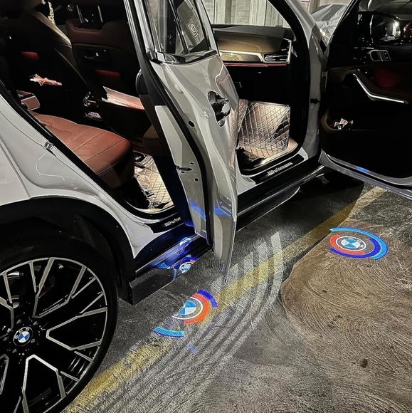 4 BMW 50th anniversary projector door lights - Picture 7 of 8